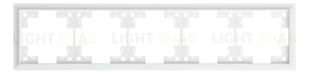 Рамка пятерная Rikett Classic белый матовый 35950 MW 35950 MW