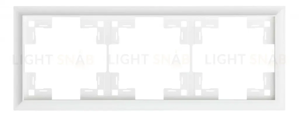 Рамка тройная Rikett Classic белый матовый 35930 MW 35930 MW