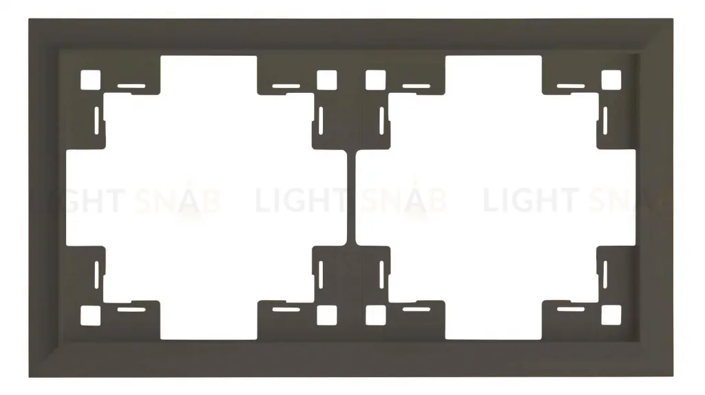Рамка двойная Rikett Classic каппучино 35920 CP 35920 CP
