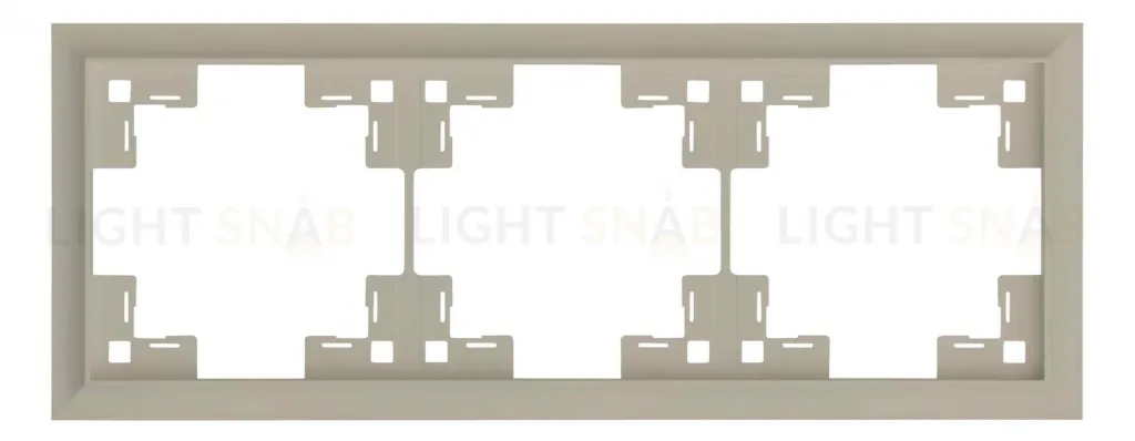 Рамка тройная Rikett Classic латте 35930 LT 35930 LT