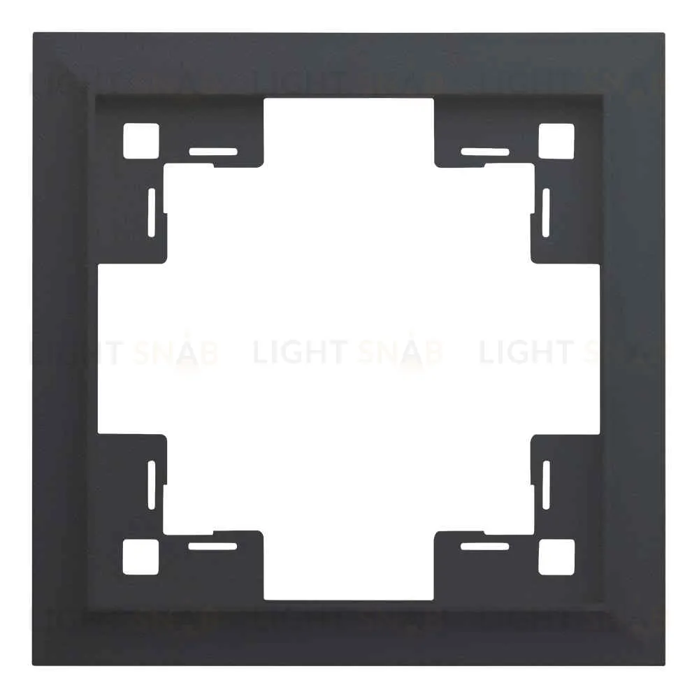 Рамка одинарная Rikett Classic черный матовый 35910 MB 35910 MB