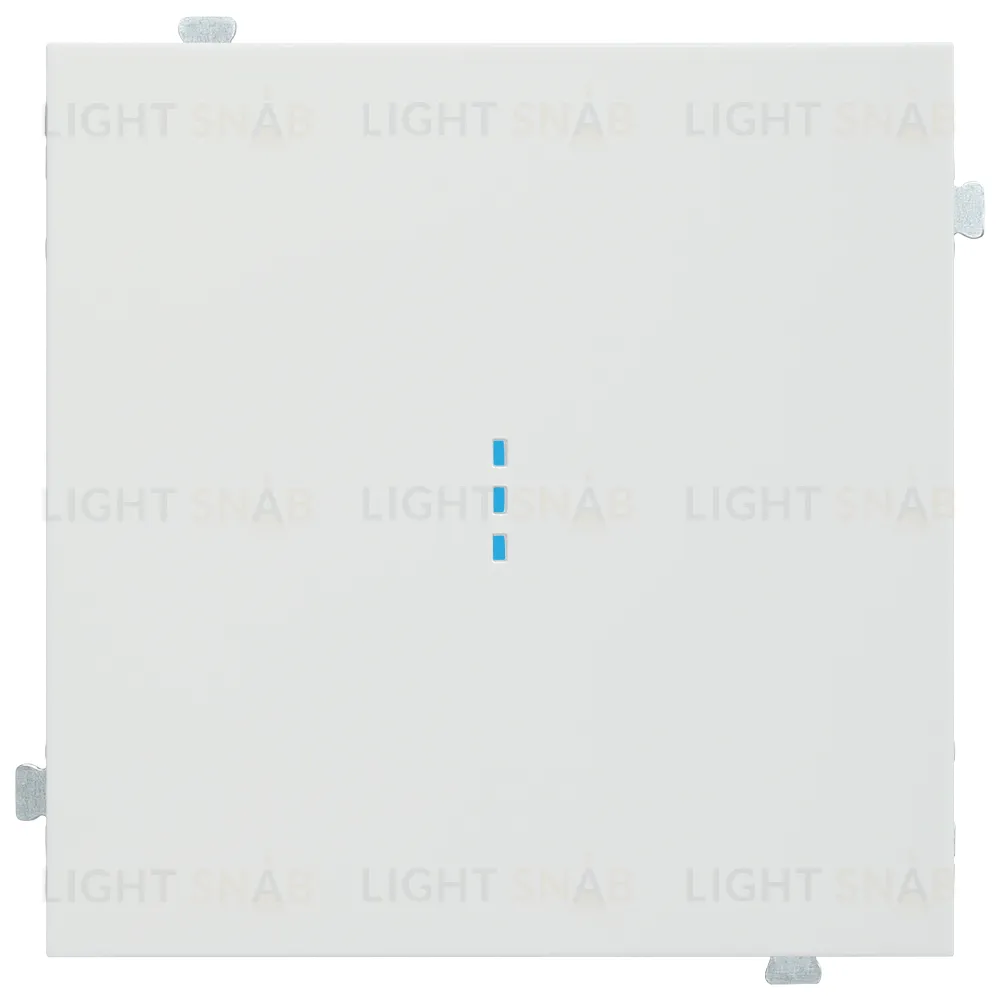 Выключатель одноклавишный с подсветкой Rikett 10A/250В белый матовый 32011+32019+35602 MW 32011 + 32019 + 35602 MW