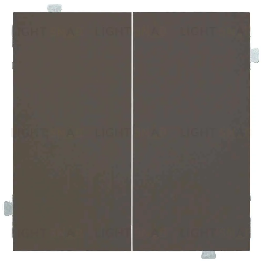 Выключатель двухклавишный Rikett 10A/250В каппучино 32061+35611 CP 32061 + 35611 CP