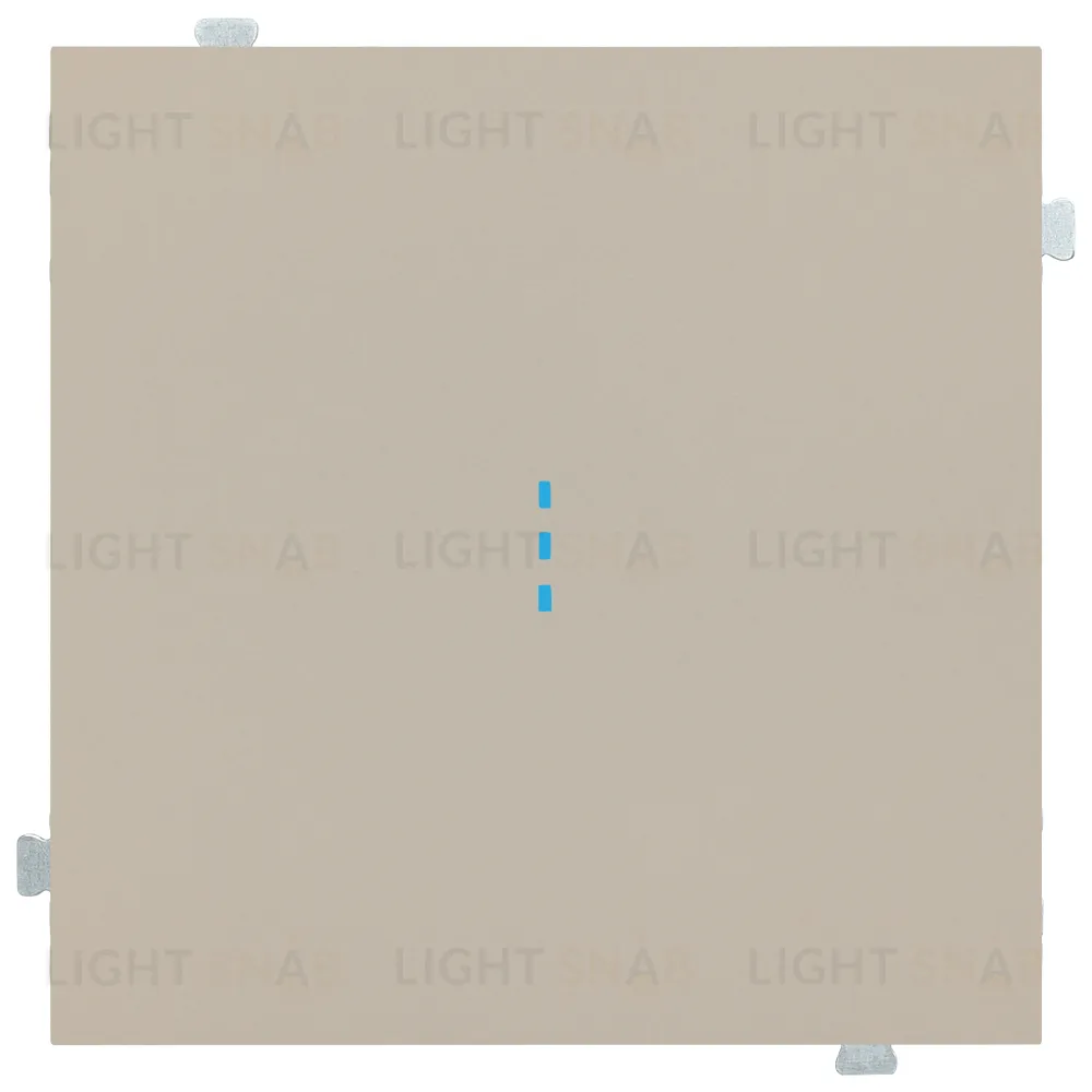 Кнопочный выключатель с подсветкой Rikett 10A/250В латте 32151+32019+35602 LT 32151 + 32019 + 35602 LT