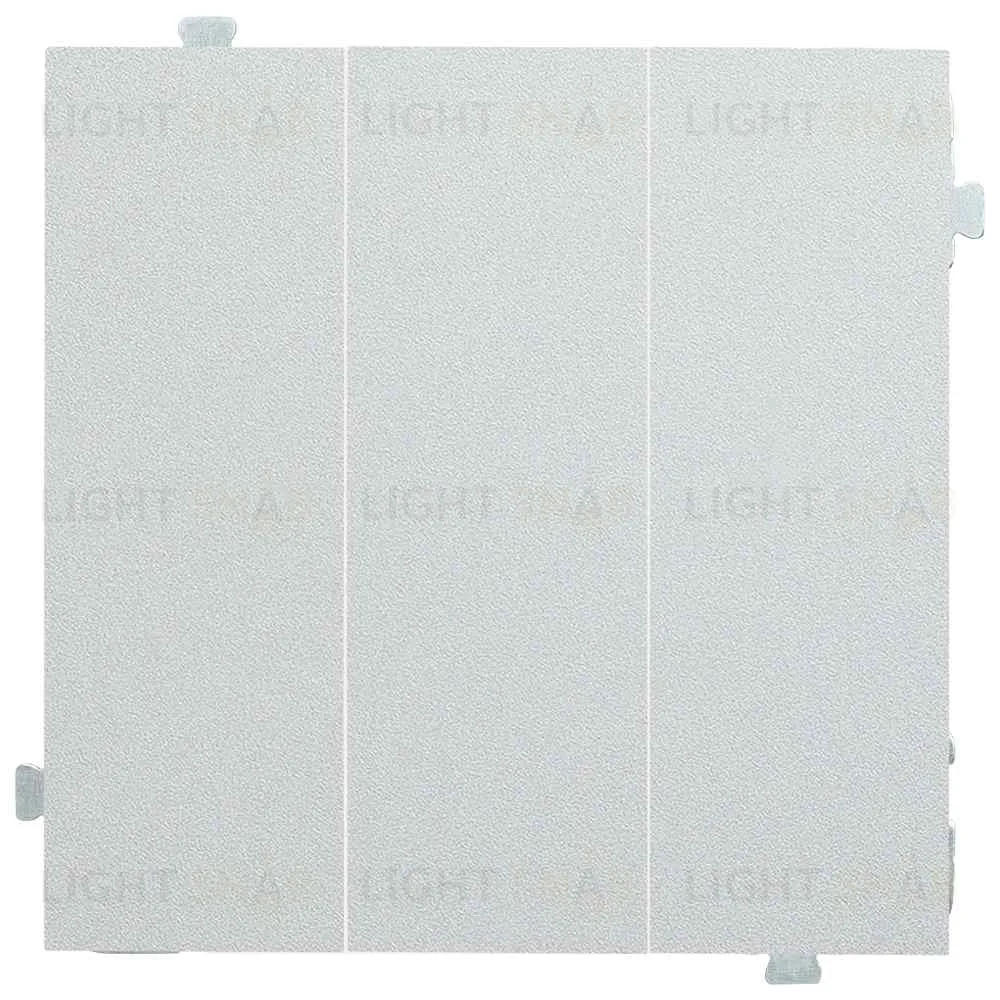 Выключатель трехклавишный Rikett 10A/250В серебро 32088+35661 SV 32088 + 35661 SV