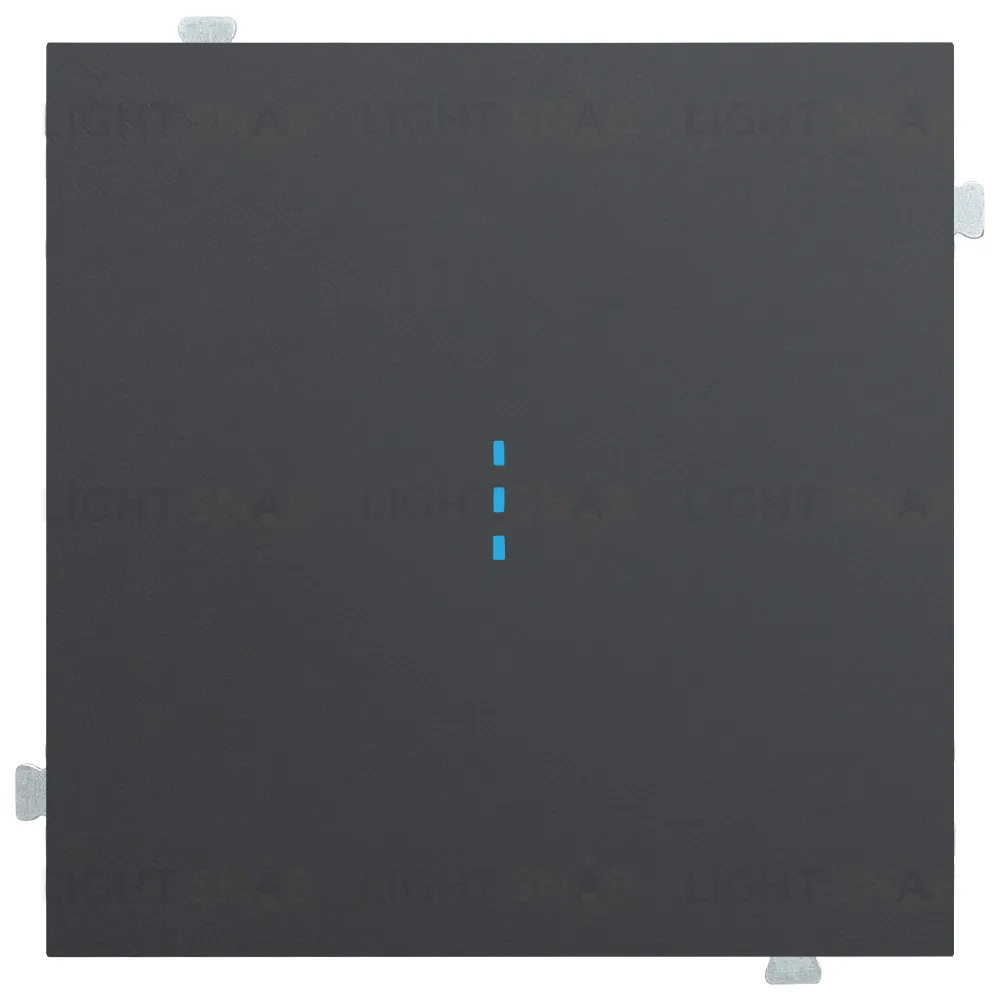 Выключатель одноклавишный с подсветкой Rikett 10A/250В черный матовый 32011+32019+35602 MB 32011 + 32019 + 35602 MB