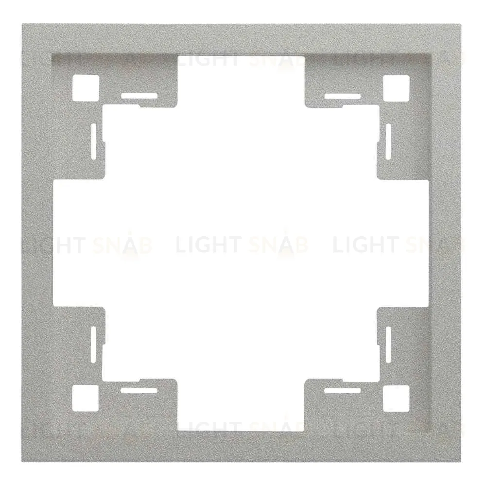 Рамка одинарная Rikett Standart платина 35810 PL 35810 PL