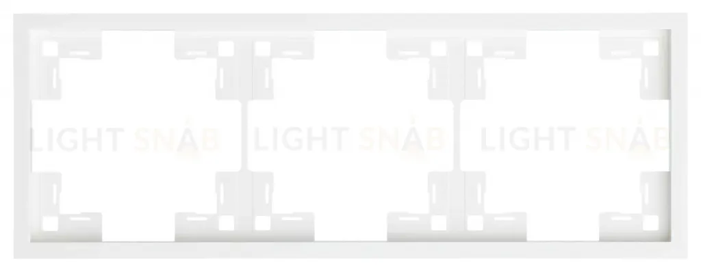 Рамка тройная Rikett Standart белый матовый 35830 MW 35830 MW