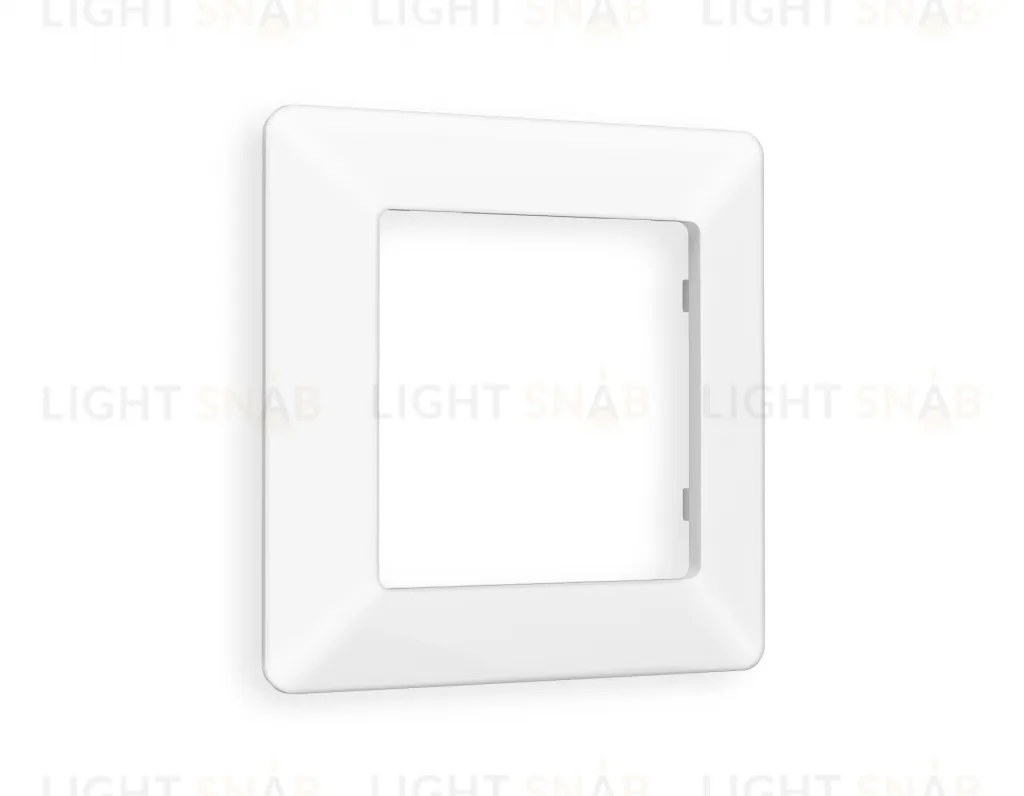 Рамка одинарная Ambrella Volt Line белый матовый AF110121 AF110121