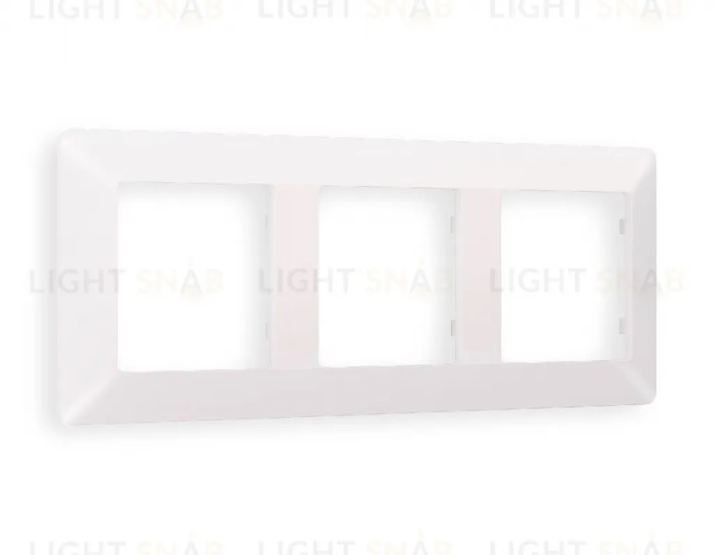 Рамка тройная Ambrella Volt Line жемчуг AF110203 AF110203