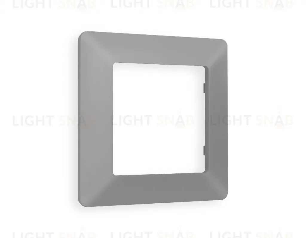 Рамка одинарная Ambrella Volt Line сталь матовый AF110501 AF110501