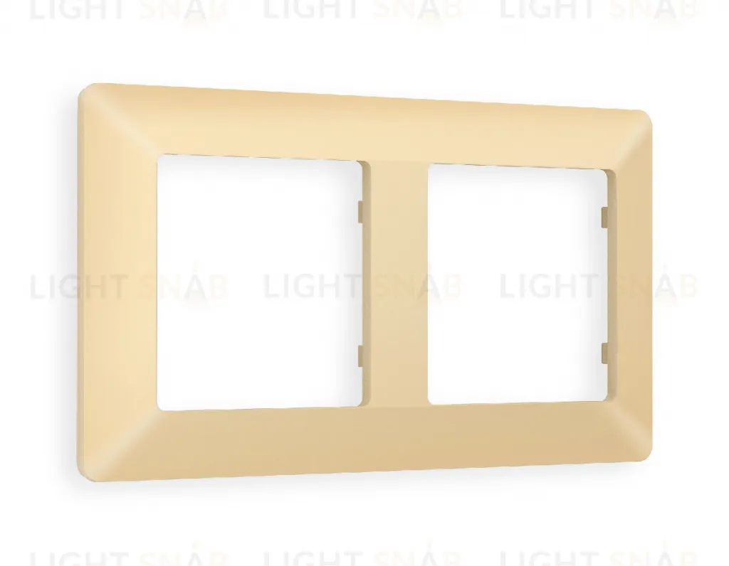 Рамка двойная Ambrella Volt Line шампань AF110602 AF110602