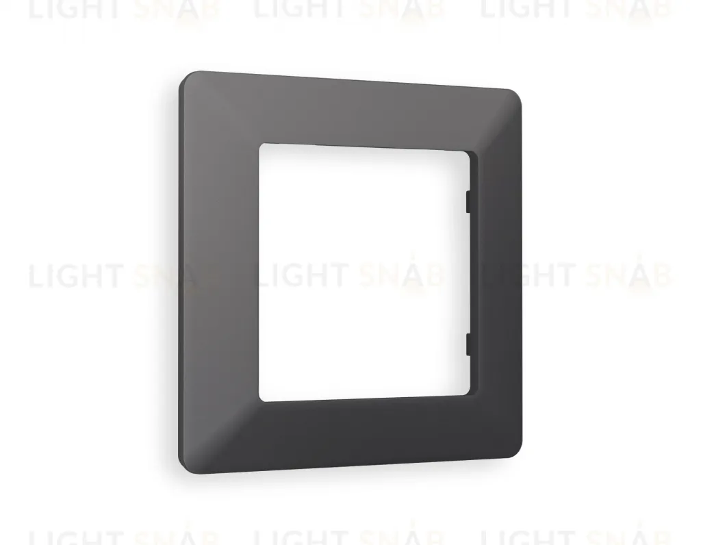 Рамка одинарная Ambrella Volt Line антрацит серый AF110651 AF110651