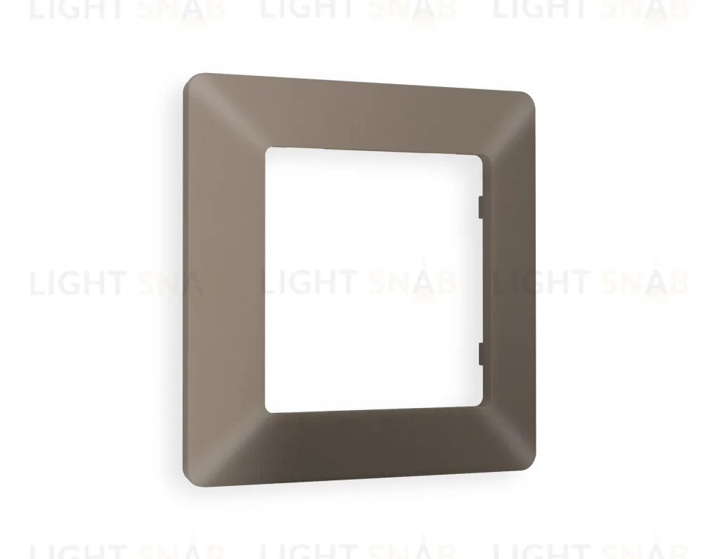 Рамка одинарная Ambrella Volt Line темная бронза матовый AF110631 AF110631