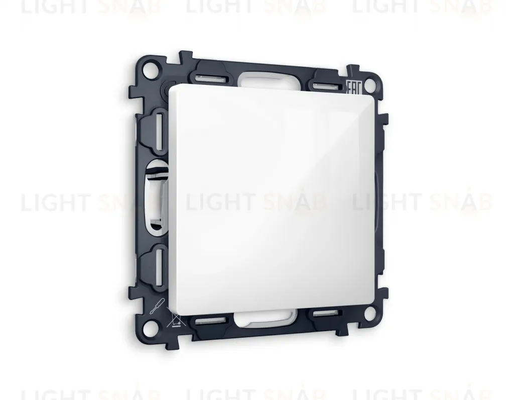 Заглушка с суппортом Ambrella Volt Alfa, белый глянец VM240+AP1160 VM240 + AP1160