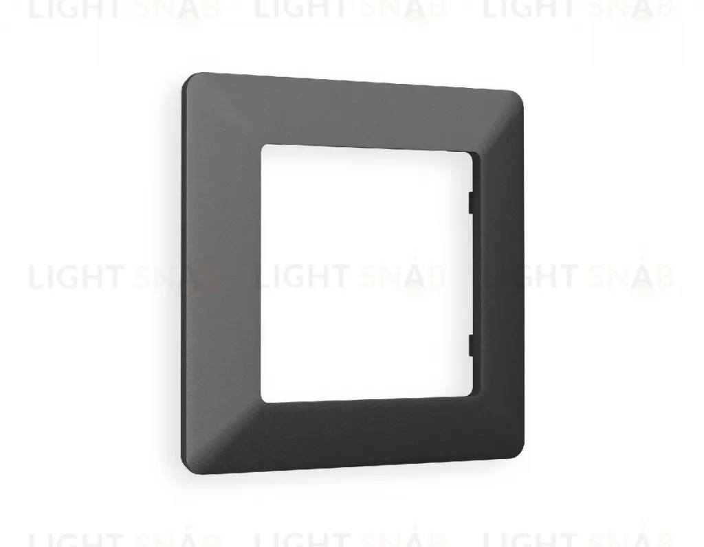 Рамка одинарная Ambrella Volt Line графит AF110801 AF110801