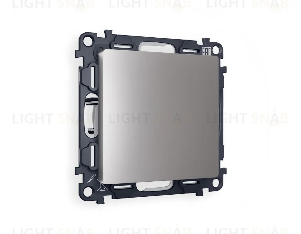 Заглушка с суппортом Ambrella Volt Alfa, сталь матовый VM240+AP5160 VM240 + AP5160