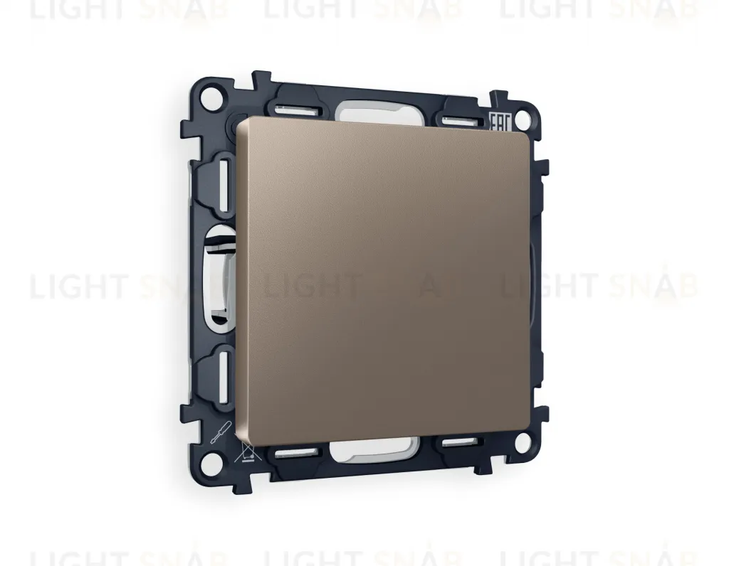 Заглушка с суппортом Ambrella Volt Alfa, темная бронза матовый VM240+AP6460 VM240 + AP6460