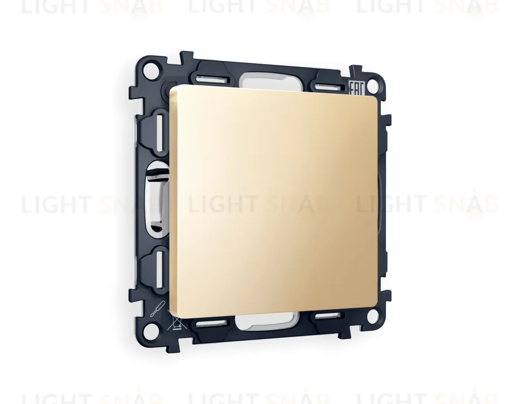 Заглушка с суппортом Ambrella Volt Alfa, шампань VM240+AP6160 VM240 + AP6160