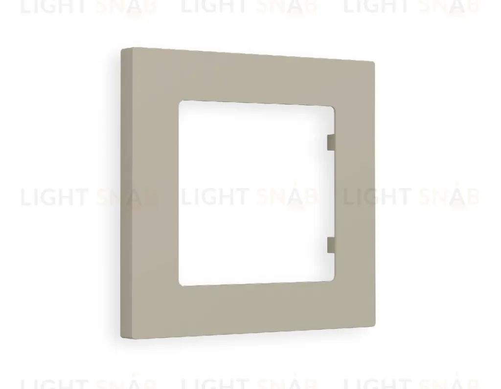 Рамка одинарная Ambrella Volt Techno серо-бежевый матовый AF220361 AF220361