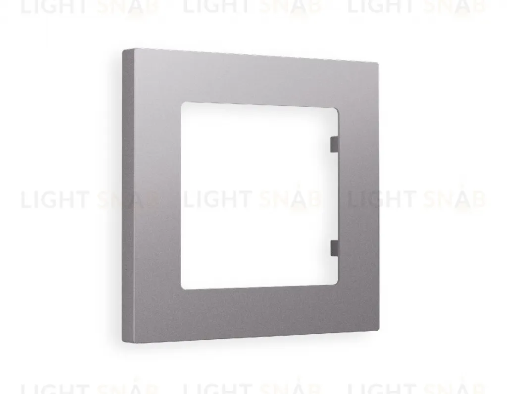 Рамка одинарная Ambrella Volt Techno сталь матовый AF220501 AF220501