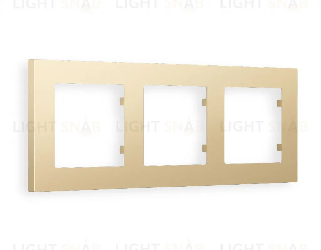 Рамка тройная Ambrella Volt Techno шампань AF220603 AF220603
