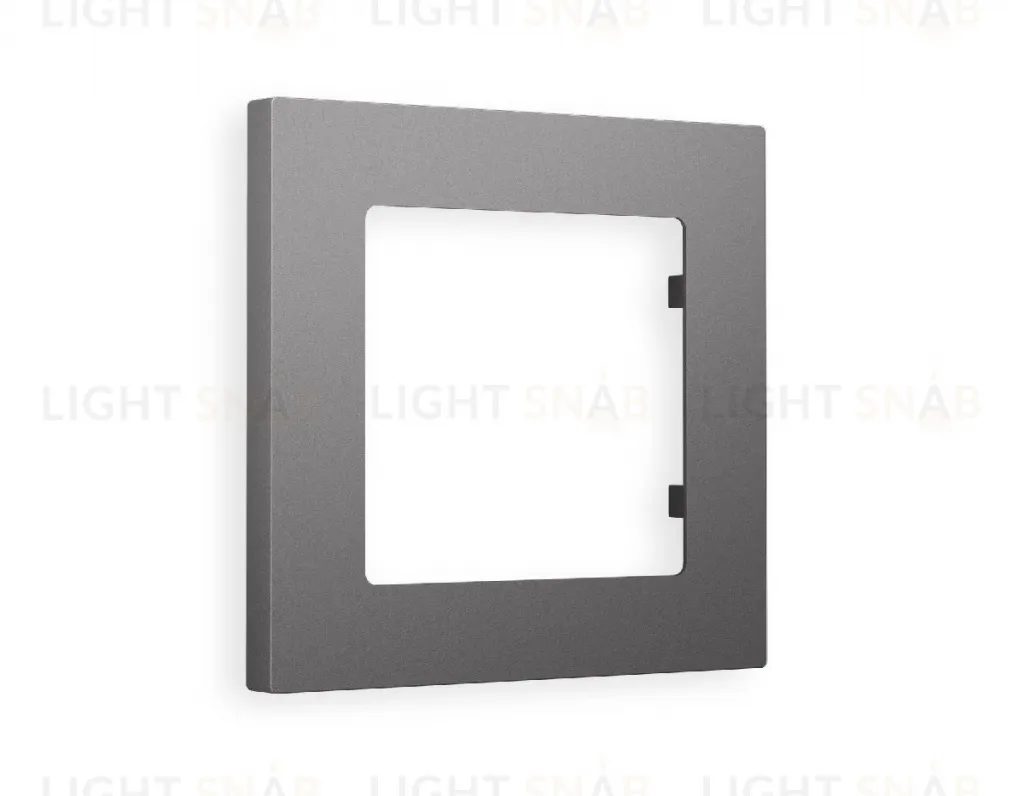 Рамка одинарная Ambrella Volt Techno антрацит серый AF220651 AF220651