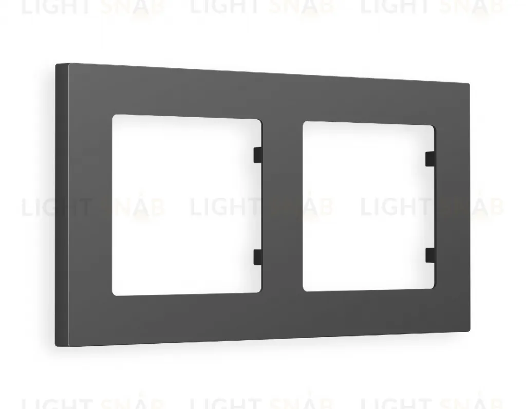 Рамка двойная Ambrella Volt Techno графит AF220802 AF220802