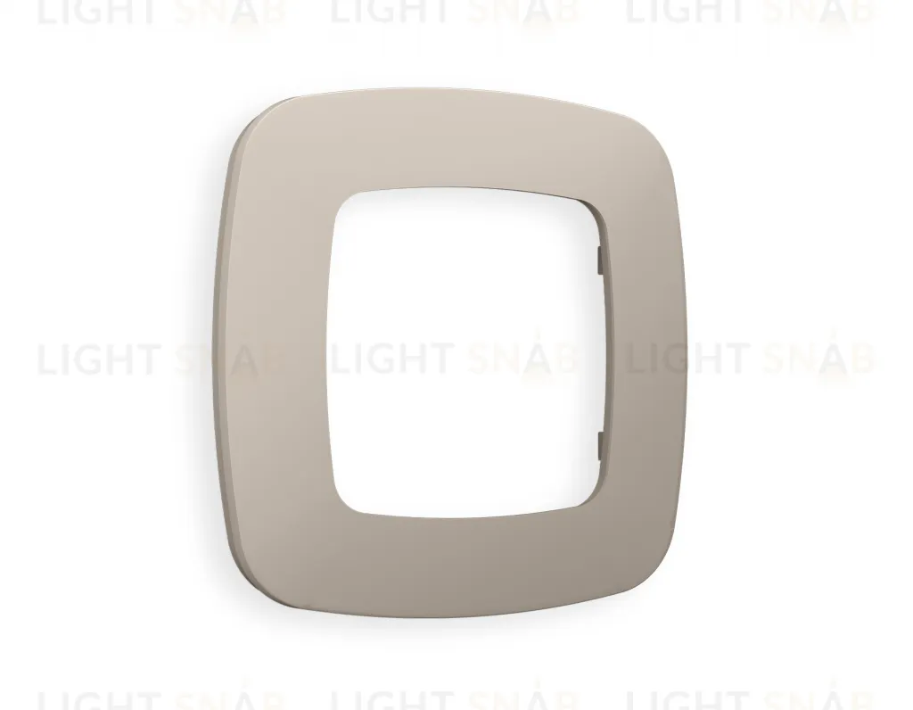 Рамка одинарная Ambrella Volt Ecta серо-бежевый матовый OF140361 OF140361