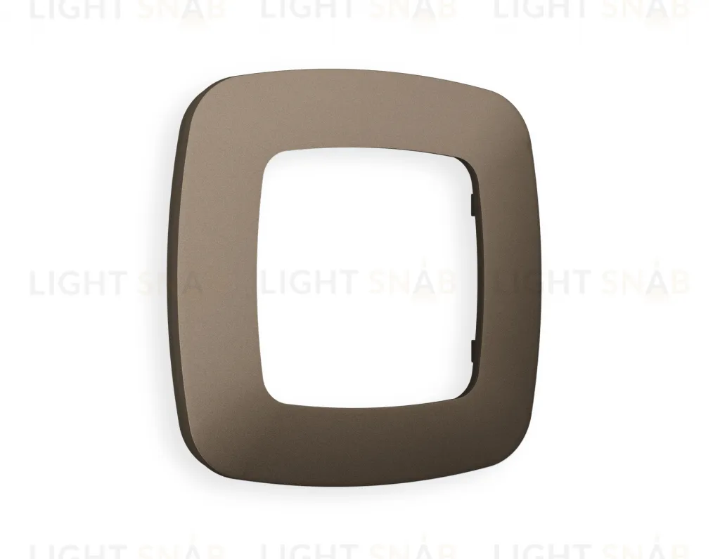 Рамка одинарная Ambrella Volt Ecta темная бронза матовый OF140631 OF140631