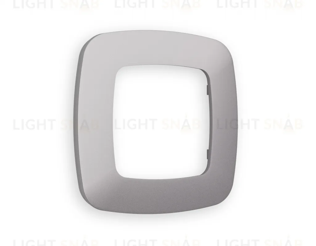 Рамка одинарная Ambrella Volt Ecta сталь матовый OF140501 OF140501