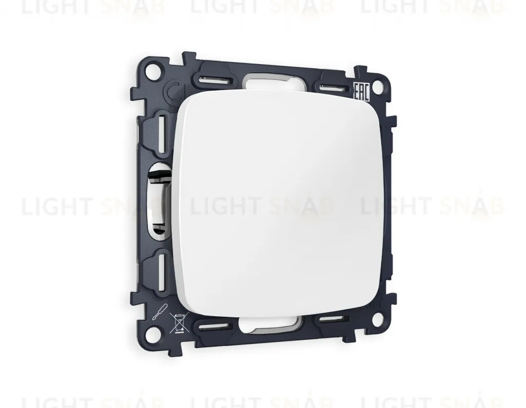 Заглушка с суппортом Ambrella Volt Omega, белый матовый VM240+OP1360 VM240 + OP1360