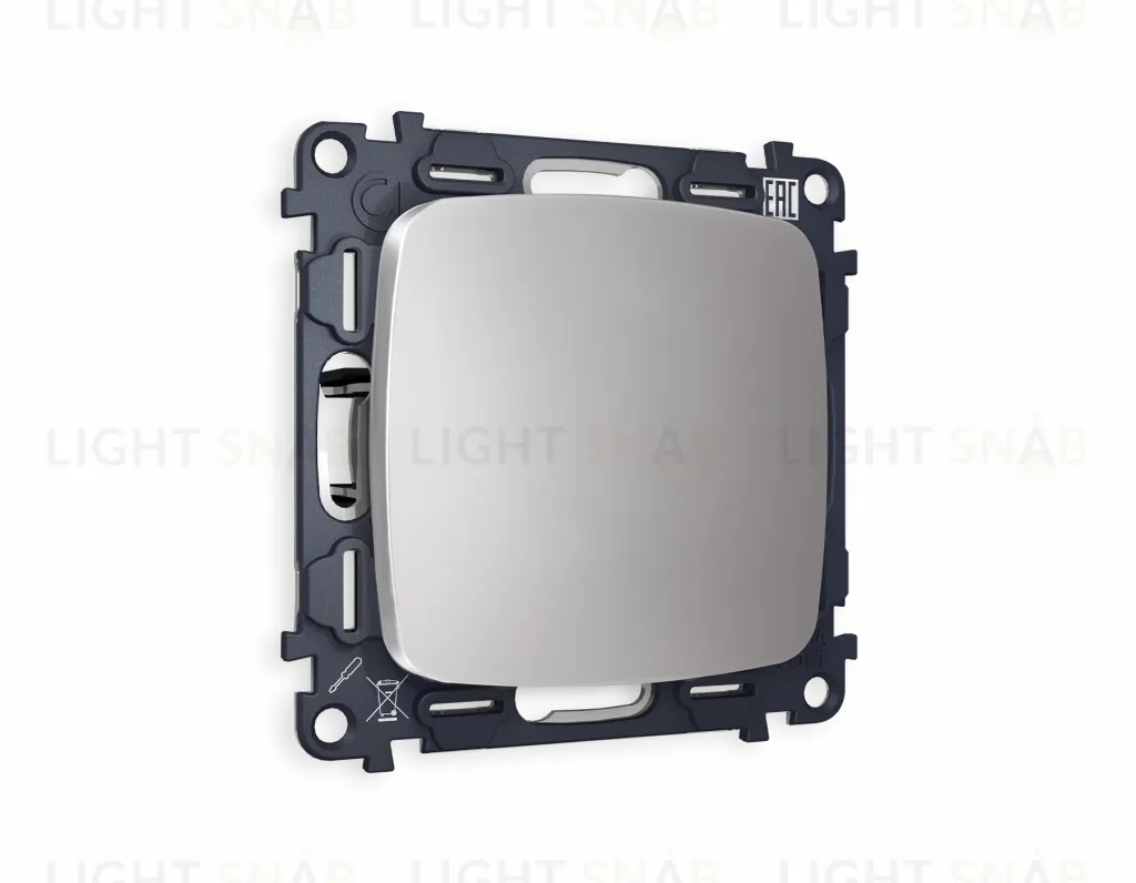 Заглушка с суппортом Ambrella Volt Omega, сталь матовый VM240+OP5160 VM240 + OP5160