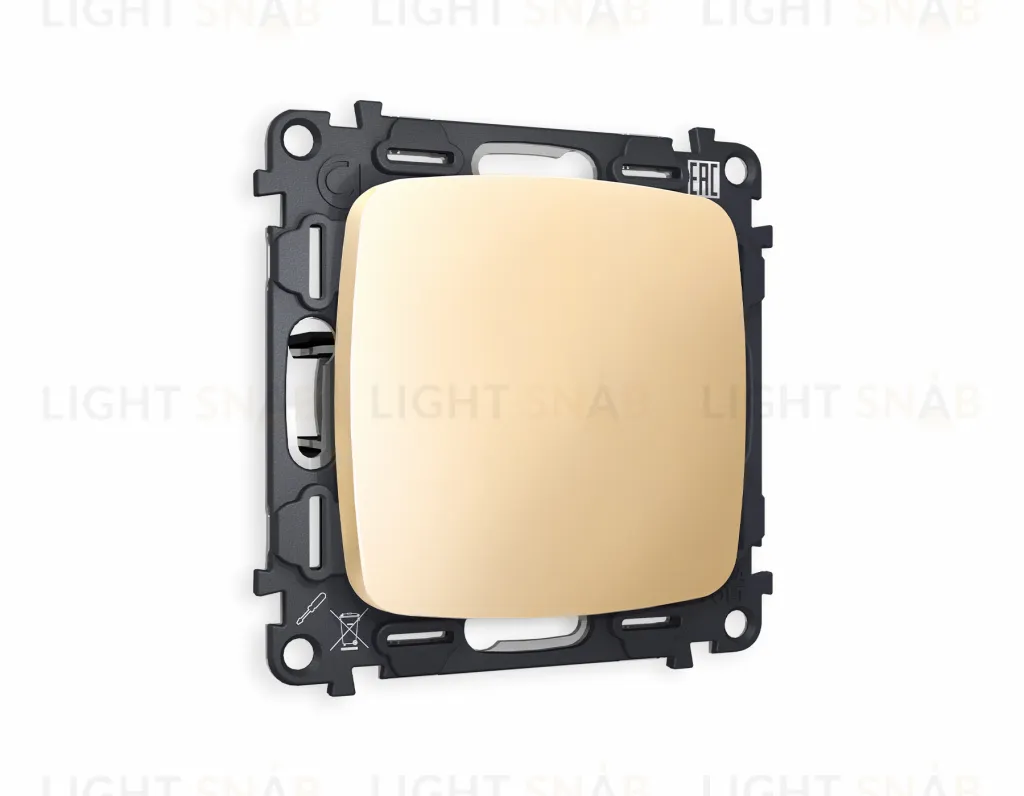 Заглушка с суппортом Ambrella Volt Omega, шампань VM240+OP6160 VM240 + OP6160