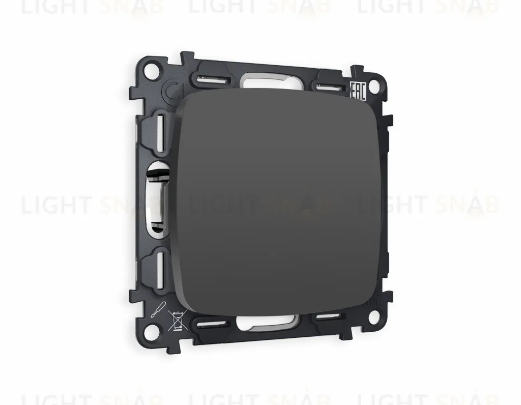 Заглушка с суппортом Ambrella Volt Omega, графит VM240+OP9160 VM240 + OP9160