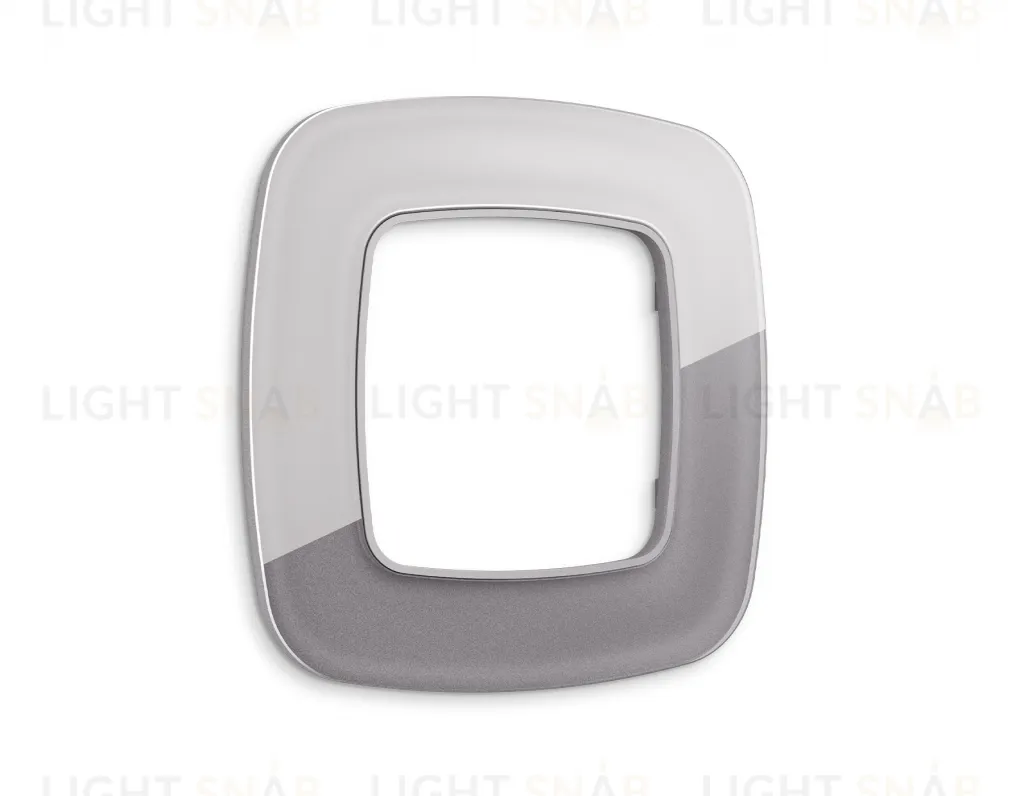 Рамка одинарная Ambrella Volt Radian сталь стекло ограник OF320501 OF320501