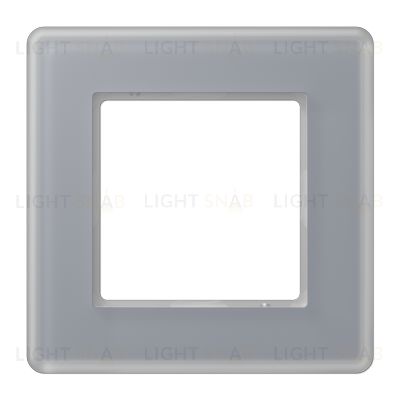 Рамка одинарная сатиновая JUNG A VIVA, серое стекло AV581GLMKG AV581GLMKG