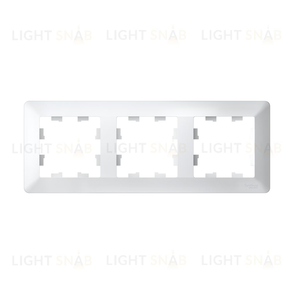 Рамка тройная Schneider Electric Atlasdesign AIR, белый-дымчатый белый ATN220103 ATN220103