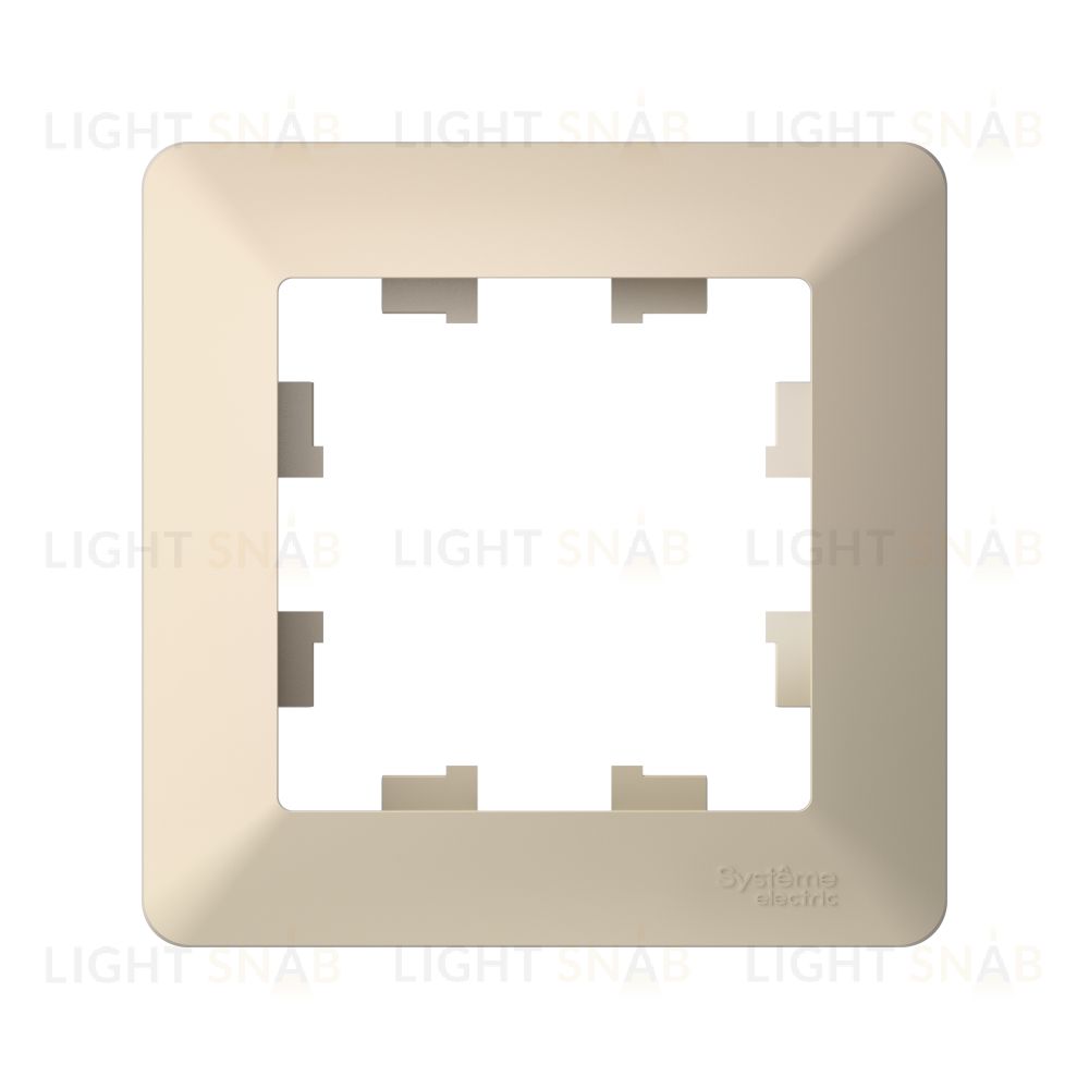 Рамка одинарная Schneider Electric Atlasdesign AIR, бежевый-дымчатый белый ATN220201 ATN220201