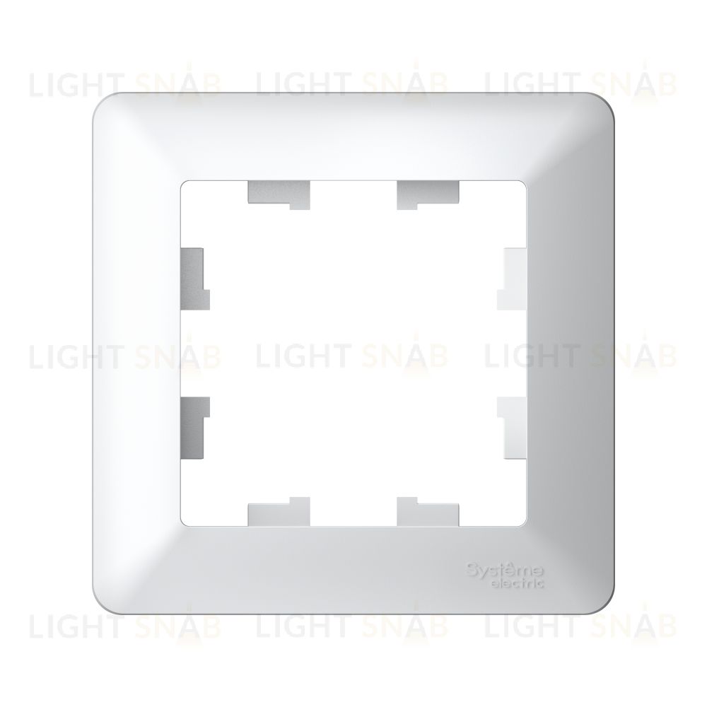 Рамка одинарная Schneider Electric Atlasdesign AIR, белый-дымчатый белый ATN220101 ATN220101
