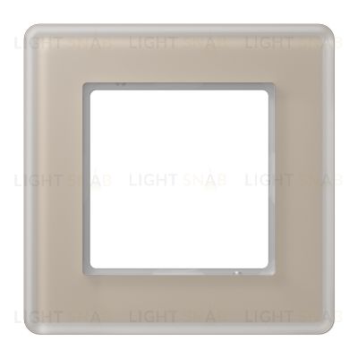 Рамка одинарная сатиновая JUNG A VIVA, шампань стекло AV581GLMCH AV581GLMCH