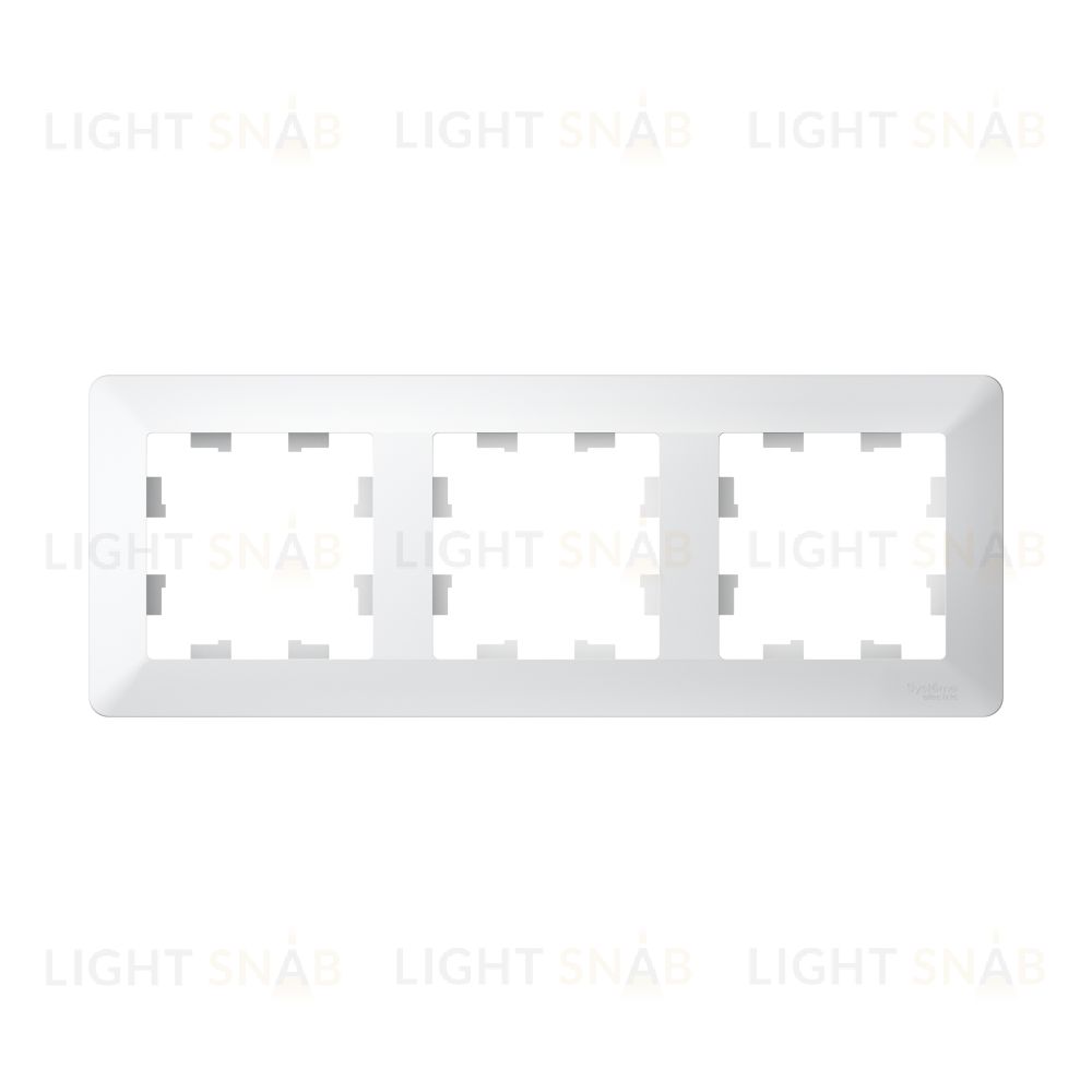 Рамка тройная Schneider Electric Atlasdesign AIR, лотос-дымчатый белый ATN221303 ATN221303