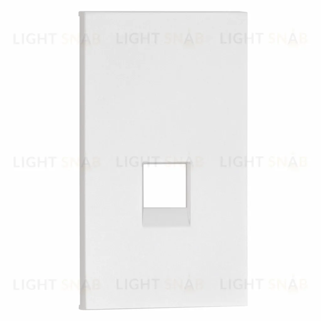 Розетка телефонная 2 модуля Meiton 5е кат, RJ11, UTP, белый матовый A4258RJ11+AW07M2 A4258RJ11 + AW07M2