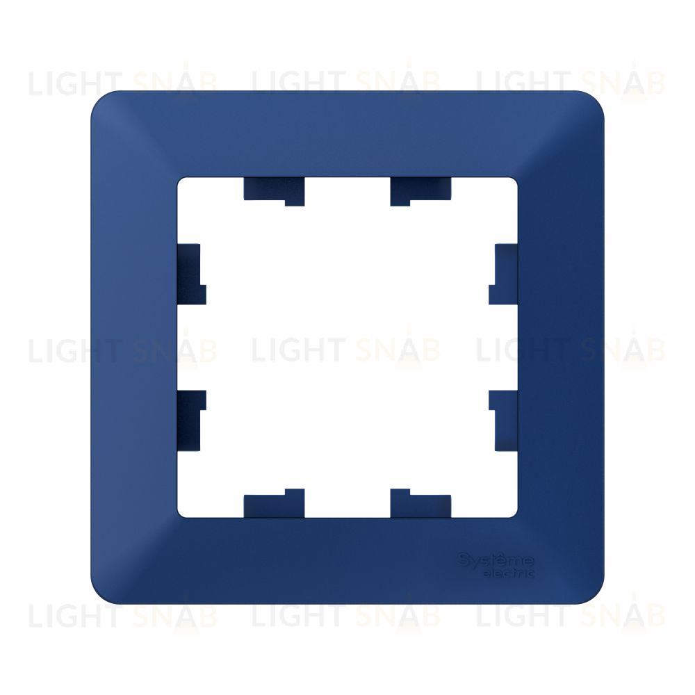 Рамка одинарная Schneider Electric Atlasdesign AIR, аквамарин-дымчатый черный ATN221101 ATN221101