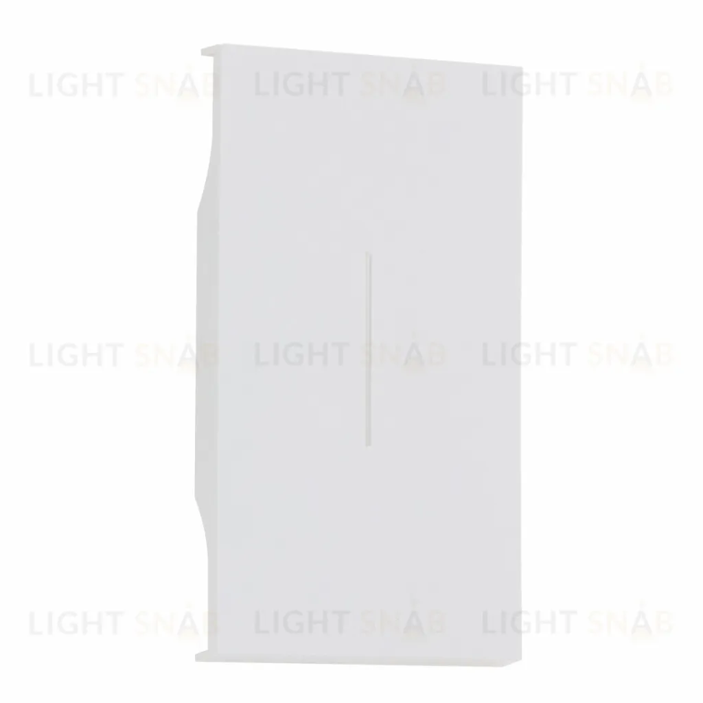 Переключатель (с 2-х мест) одноклавишный 2 модуля Meiton 10А/250В винтовые клеммы, белый матовый A4003+AW01M2 A4003 + AW01M2