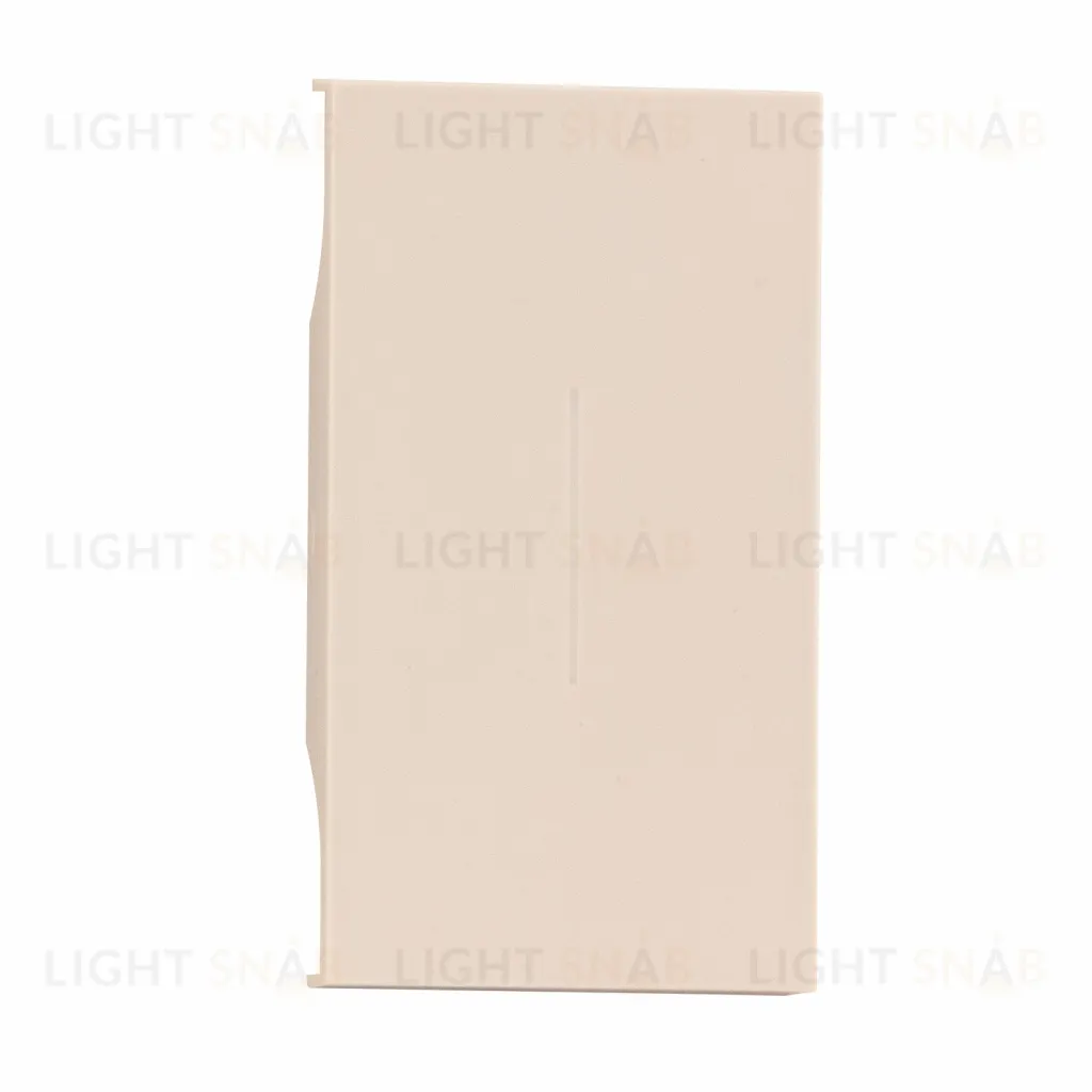 Выключатель одноклавишный с синей подсветкой 2 модуля Meiton 10А/250В винтовые клеммы, песочный матовый A4001L+AM01M2 A4001L + AM01M2