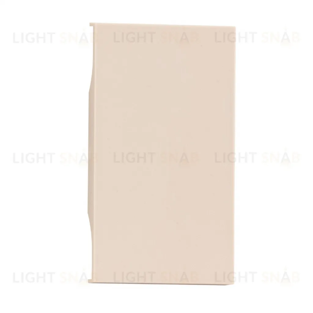 Заглушка 2 модуля Meiton, песочный матовый AM00M2 AM00M2