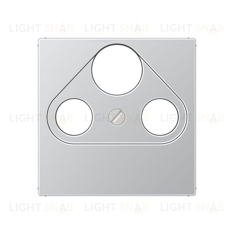 Jung A 500 Алюминий накладка TV-SAT-FM розетки A561PLSATAL A561PLSATAL