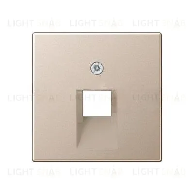 Jung A 500 Шампань накладка 1-ой наклонной ТЛФ/комп розетки A569-1PLUACH A569-1PLUACH