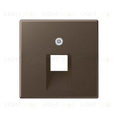 Jung A 500 Мокка накладка 1-ой наклонной ТЛФ/комп розетки A569-1PLUAMO A569-1PLUAMO
